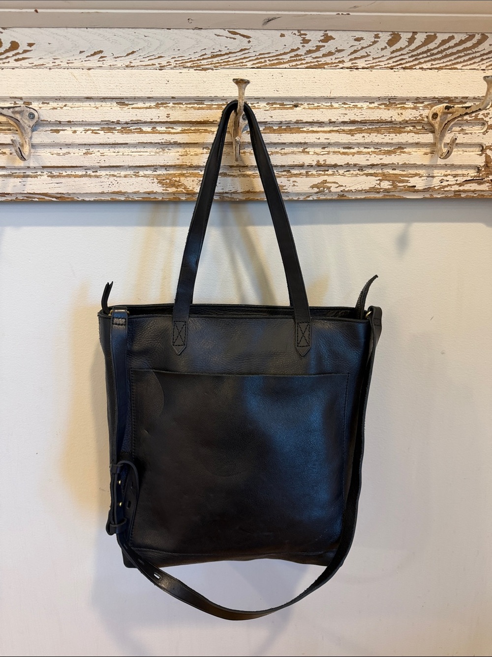 Madewell The Zip-Top Medium Transport Leather Tote - Picture 2 of 7